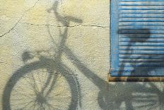Old Moterbike Shadow-Josep Cisquella-Art Print