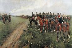 Parade in the Field before His Majesty King Alfonso XIII, 1905-Josep Cusachs y Cusachs-Giclee Print