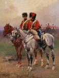 Soldiers on Horseback, 1905-Josep Cusachs y Cusachs-Framed Giclee Print
