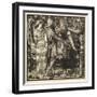 Joseph Accused before Potiphar (Finished Composition), 1860 (Pen & Ink on Paper)-Dante Gabriel Charles Rossetti-Framed Giclee Print