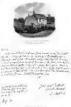 A Letter from Addison, and a View of His Birthplace, Late 17th-Early 18th Century-Joseph Addison-Giclee Print