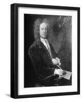Joseph Addison, English Politician and Writer, 19th Century-Michael Dahl-Framed Giclee Print