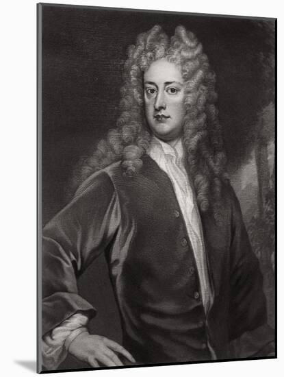 Joseph Addison, English Politician and Writer, C1703-1712-Godfrey Kneller-Mounted Giclee Print