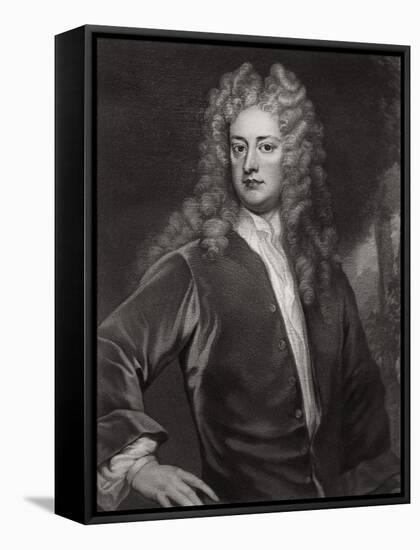Joseph Addison, English Politician and Writer, C1703-1712-Godfrey Kneller-Framed Stretched Canvas