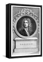 Joseph Addison, English Politician and Writer-Francesco Bartolozzi-Framed Stretched Canvas