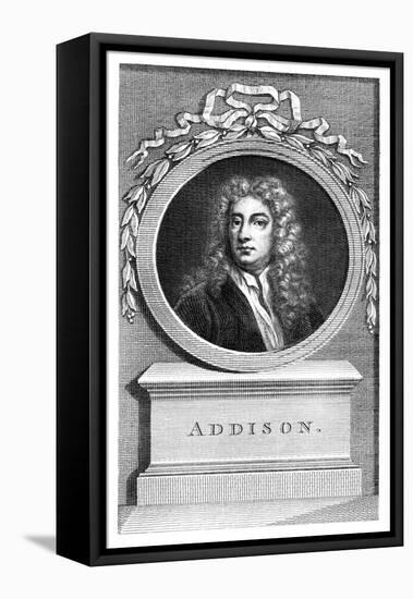 Joseph Addison, English Politician and Writer-Francesco Bartolozzi-Framed Stretched Canvas