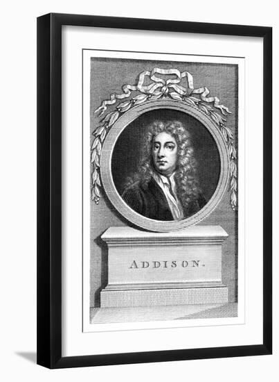Joseph Addison, English Politician and Writer-Francesco Bartolozzi-Framed Giclee Print