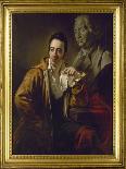 A Sculptor with a Bust of Henry Blundell, 1807-08 (Oil on Canvas)-Joseph Allen-Giclee Print