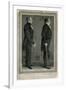 Joseph and Hiram Smith, Pioneers of Mormonism-S Maudsley-Framed Art Print