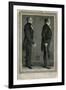 Joseph and Hiram Smith, Pioneers of Mormonism-S Maudsley-Framed Art Print