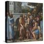 Joseph and His Brothers Par Salviati, Giuseppe (1520-1575). Oil on Wood, Size : 62X62, 1540S, Priva-Giuseppe della Porta Salviati-Stretched Canvas
