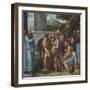 Joseph and His Brothers Par Salviati, Giuseppe (1520-1575). Oil on Wood, Size : 62X62, 1540S, Priva-Giuseppe della Porta Salviati-Framed Giclee Print