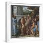 Joseph and His Brothers Par Salviati, Giuseppe (1520-1575). Oil on Wood, Size : 62X62, 1540S, Priva-Giuseppe della Porta Salviati-Framed Giclee Print