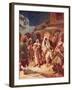 Joseph and Mary Arrive at Bethlehem, But Find There Is No Room for Them at the Inn-William Brassey Hole-Framed Premium Giclee Print