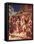 Joseph and Mary Arrive at Bethlehem, But Find There Is No Room for Them at the Inn-William Brassey Hole-Framed Stretched Canvas