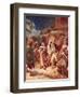 Joseph and Mary Arrive at Bethlehem, But Find There Is No Room for Them at the Inn-William Brassey Hole-Framed Premium Giclee Print