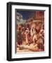 Joseph and Mary Arrive at Bethlehem, But Find There Is No Room for Them at the Inn-William Brassey Hole-Framed Premium Giclee Print