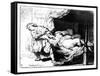 Joseph and Potiphar's Wife, 1634 (Etching)-Rembrandt van Rijn-Framed Stretched Canvas