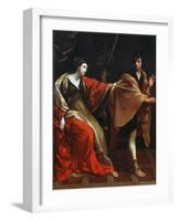 Joseph and Potiphar's Wife, C1626-Guido Reni-Framed Giclee Print