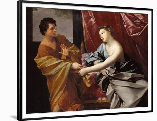 Joseph and Potiphar's Wife-Guido Reni-Framed Art Print