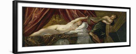 Joseph and Potiphar's Wife-Jacopo Tintoretto-Framed Giclee Print