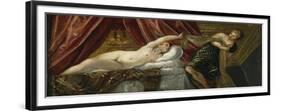 Joseph and Potiphar's Wife-Jacopo Tintoretto-Framed Giclee Print