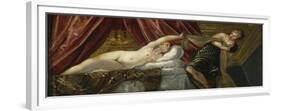 Joseph and Potiphar's Wife-Jacopo Tintoretto-Framed Giclee Print