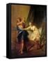 Joseph and Potiphar's Wife-Nicolas Bertin-Framed Stretched Canvas