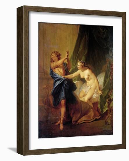 Joseph and Potiphar's Wife-Nicolas Bertin-Framed Giclee Print