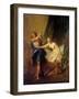 Joseph and Potiphar's Wife-Nicolas Bertin-Framed Giclee Print