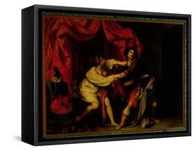 Joseph and Potiphar's Wife-Giovanni Biliverti-Framed Stretched Canvas