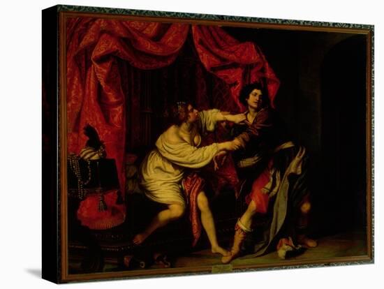 Joseph and Potiphar's Wife-Giovanni Biliverti-Stretched Canvas