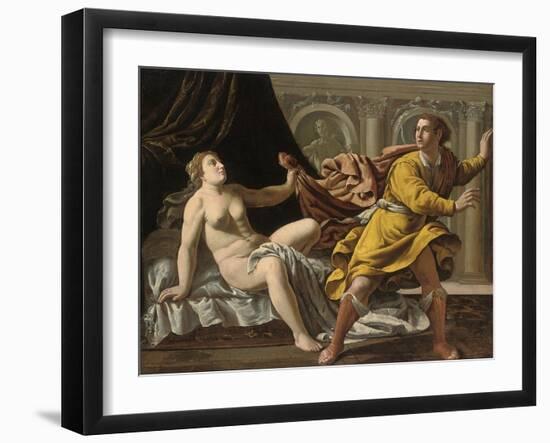 Joseph and Potiphar's Wife-Marcantonio Bassetti-Framed Giclee Print