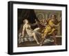 Joseph and Potiphar's Wife-Marcantonio Bassetti-Framed Giclee Print