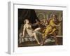 Joseph and Potiphar's Wife-Marcantonio Bassetti-Framed Giclee Print