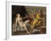 Joseph and Potiphar's Wife-Marcantonio Bassetti-Framed Giclee Print