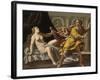 Joseph and Potiphar's Wife-Marcantonio Bassetti-Framed Giclee Print