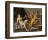 Joseph and Potiphar's Wife-Marcantonio Bassetti-Framed Giclee Print