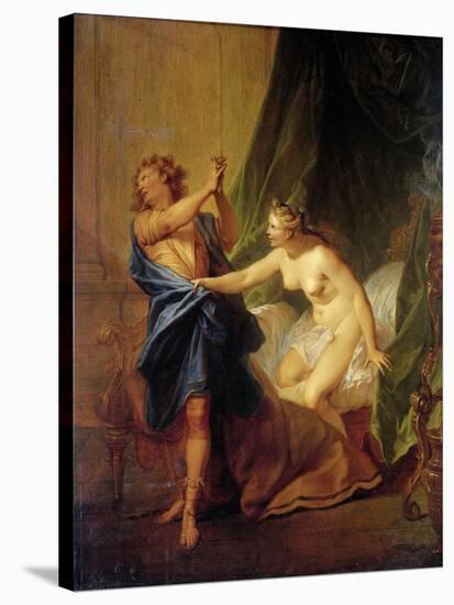 Joseph and Potiphars Wife-Nicolas Bertin-Stretched Canvas