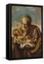 Joseph and the Christ Child in His Arms-Guido Reni-Framed Stretched Canvas