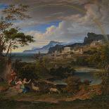 Landscape With St.Martin-Joseph Anton Koch-Giclee Print