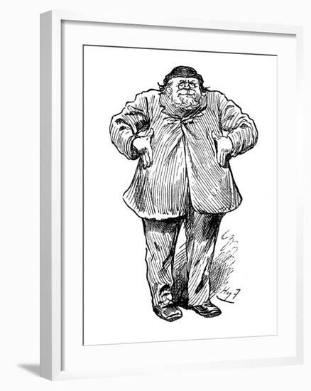 Joseph Arch (1826-191), English Agricultural Worker, Trade Unionist and Politician, 1886-Harry Furniss-Framed Giclee Print