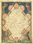 Illumination of a Menorah, from the Jewish Cervera Bible, 1299-Joseph Asarfati-Stretched Canvas