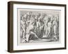 Joseph Being Sold by His Brothers into Slavery, 1852-Julius Schnorr von Carolsfeld-Framed Giclee Print