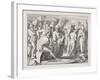 Joseph Being Sold by His Brothers into Slavery, 1852-Julius Schnorr von Carolsfeld-Framed Giclee Print