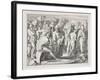 Joseph Being Sold by His Brothers into Slavery, 1852-Julius Schnorr von Carolsfeld-Framed Giclee Print