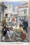 Russian Marines Eating 'Paiki' in Paris, 1900-Joseph Belon-Giclee Print