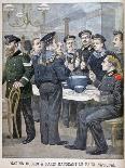 Russian Marines Eating 'Paiki' in Paris, 1900-Joseph Belon-Giclee Print