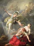 Battle Between Minerva and Mars, 1771-Joseph Benoit Suvee-Framed Stretched Canvas