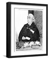 Joseph Black, Scottish Chemist, 1787-John Kay-Framed Giclee Print